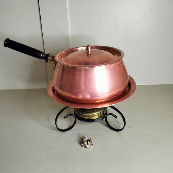 Copper Fondue Pot Etsy