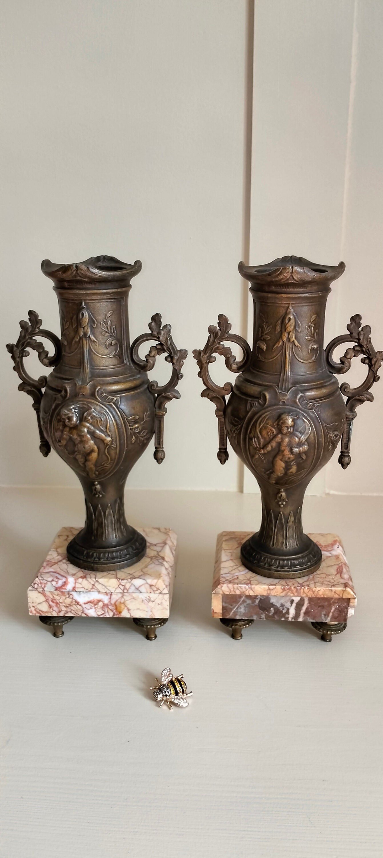 Français Vases Spelter