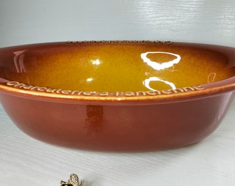 Vintage French Terrine Dish, French Casserole Dish, French Vintage Charcuterie Dish, Vintage French Kitchen