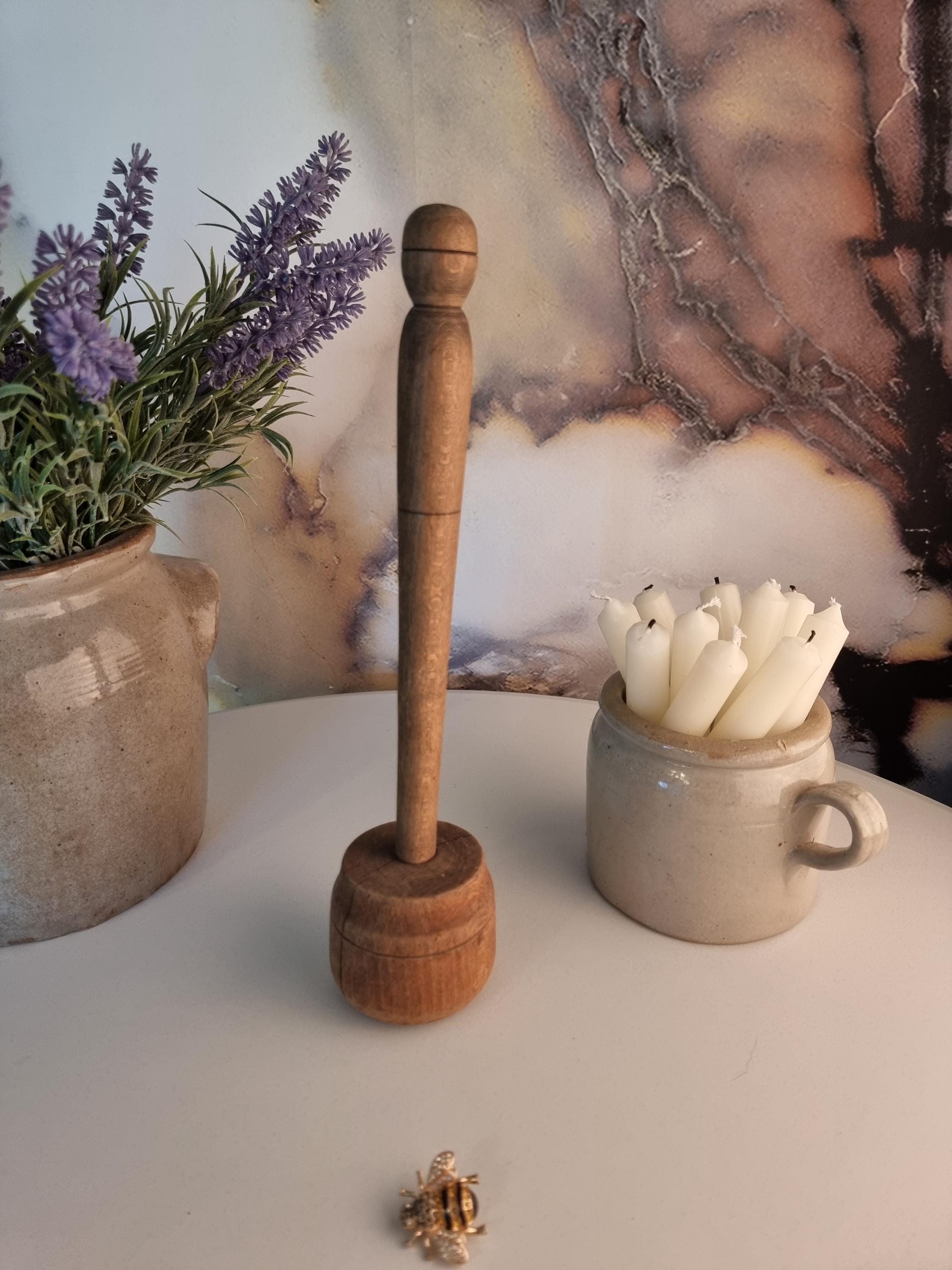 Schiacciapasseri In Legno Per Crauti E Kimchi - Pestello Da Fermentazione 24x4 Cm (KADAX) - Foto 11