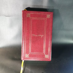Vintage French Burgundy Book, French Vintage Book, Decorative Book, Vintage Home Decor, French language literature