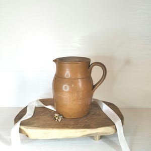 French Vintage Confit Pot, Rillette Pot, Preserving Jug, French Country Kitchen Decor, Rustic Farmhouse, Antique Kitchen Storage