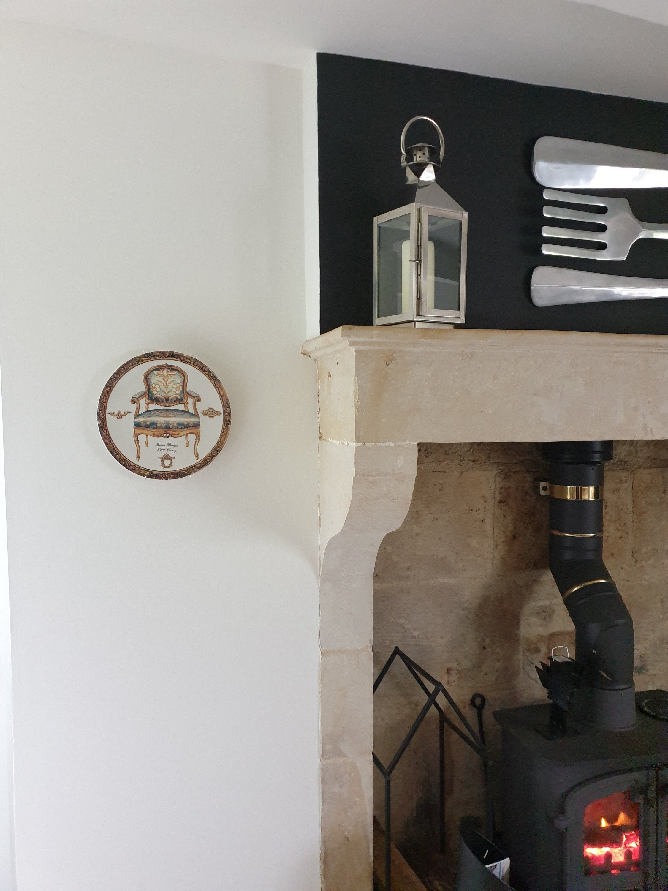 Plaques Murales, Tentures Ensemble de 4 Céramiques Italiennes Icc Poltrone 11.5 Plaques, Fabriqué en