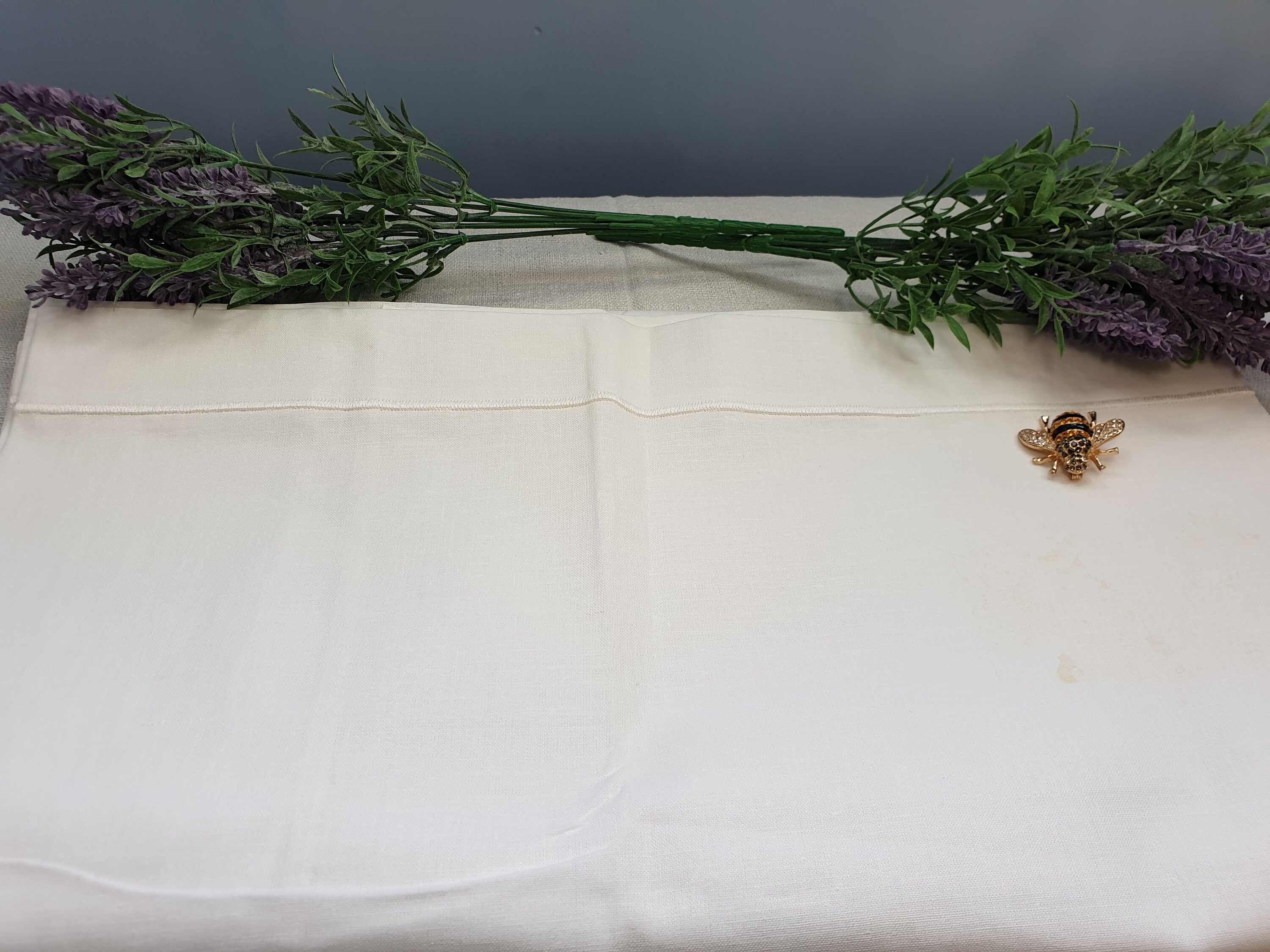 Français Étui d'oreiller en Coton Blanc, Textiles Anciens, Lin, Housse de Traversin, Lin Vintage Fra