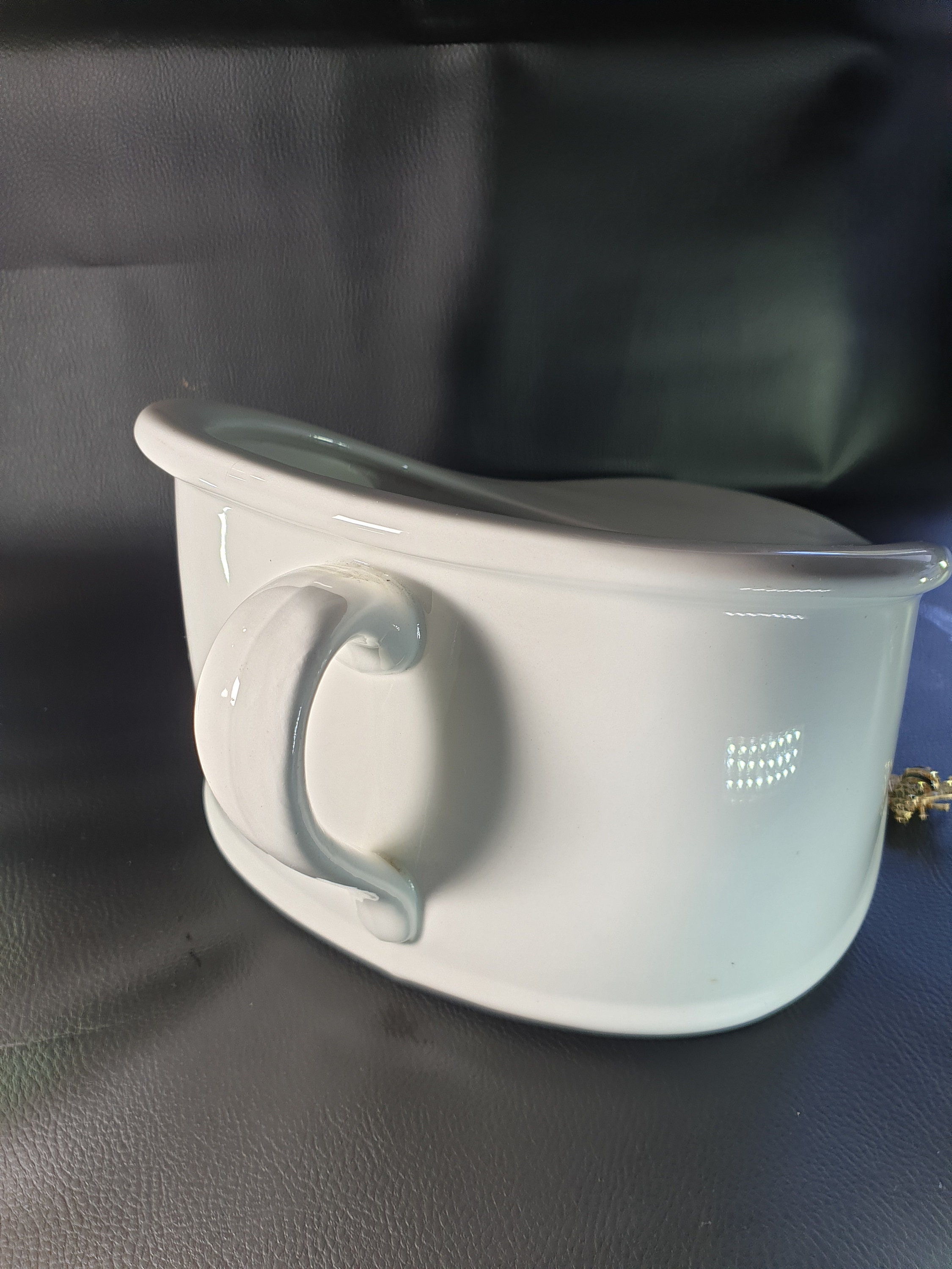 Porcelain Bed Pan Slipper Bed Pan Antique Bed Pan English Etsy Australia