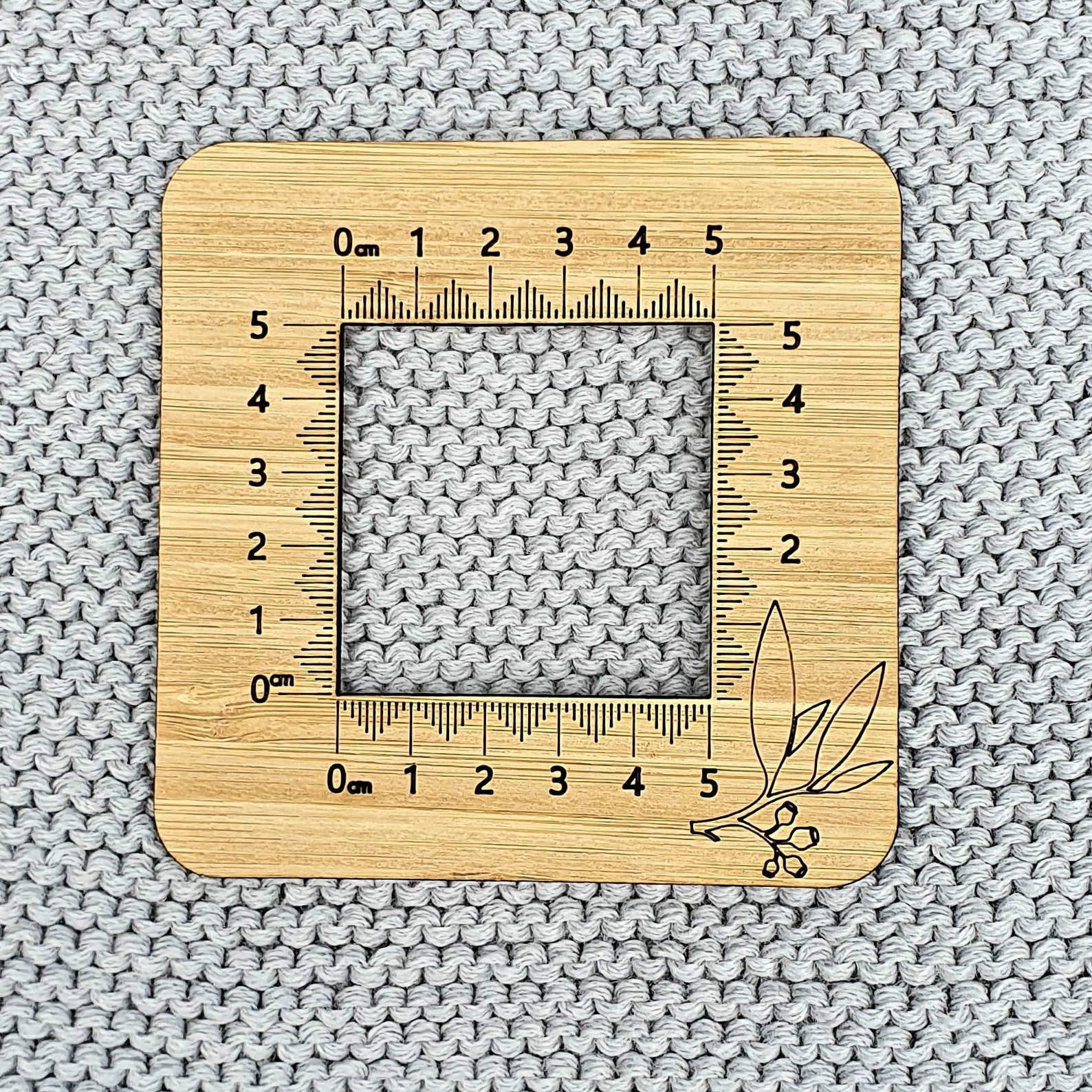 Knitting Crochet Tool Gauge Swatch Ruler Tension Square Medium | Etsy