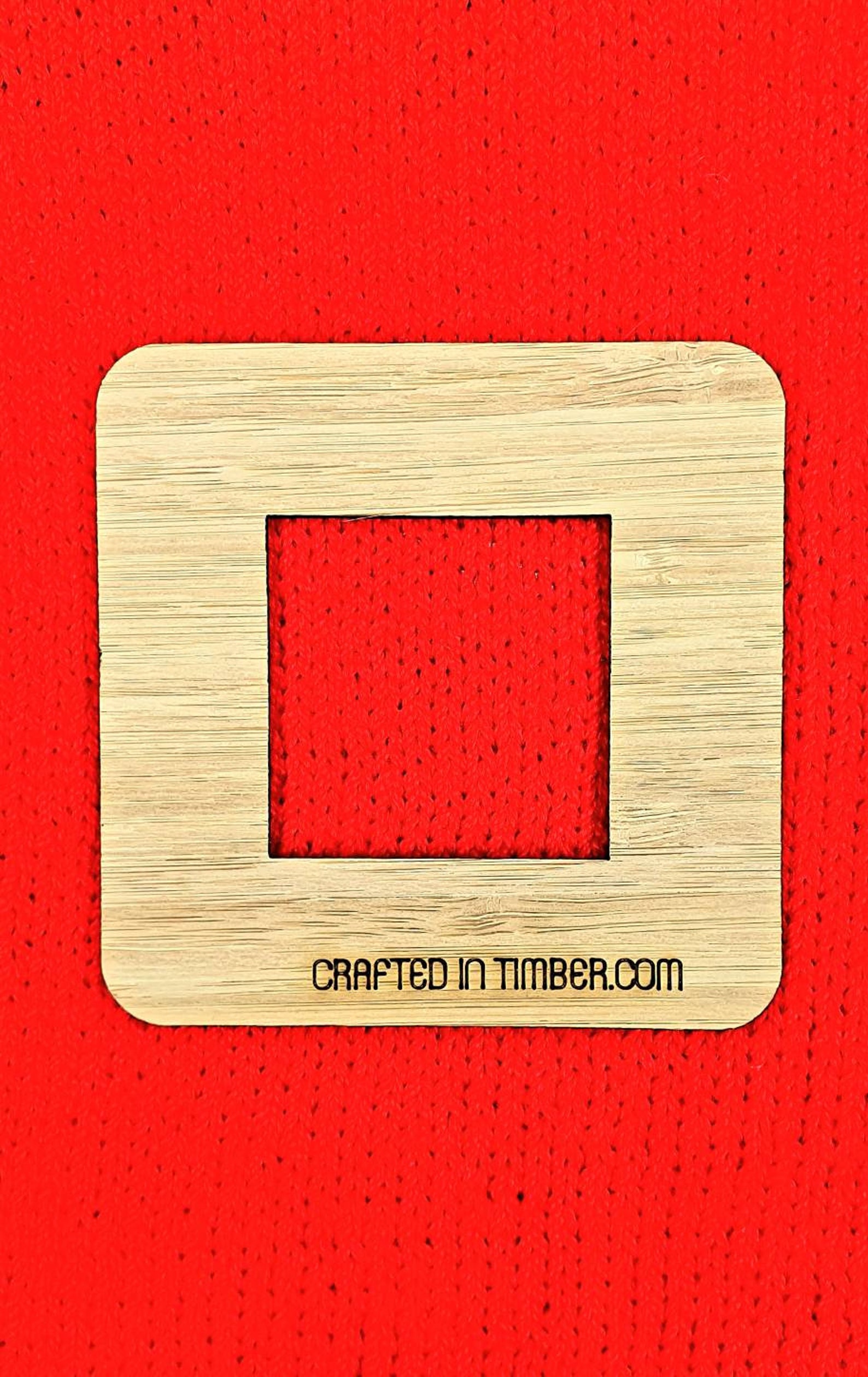 Knitting Crochet Tool Gauge Swatch Ruler Tension Square Medium | Etsy