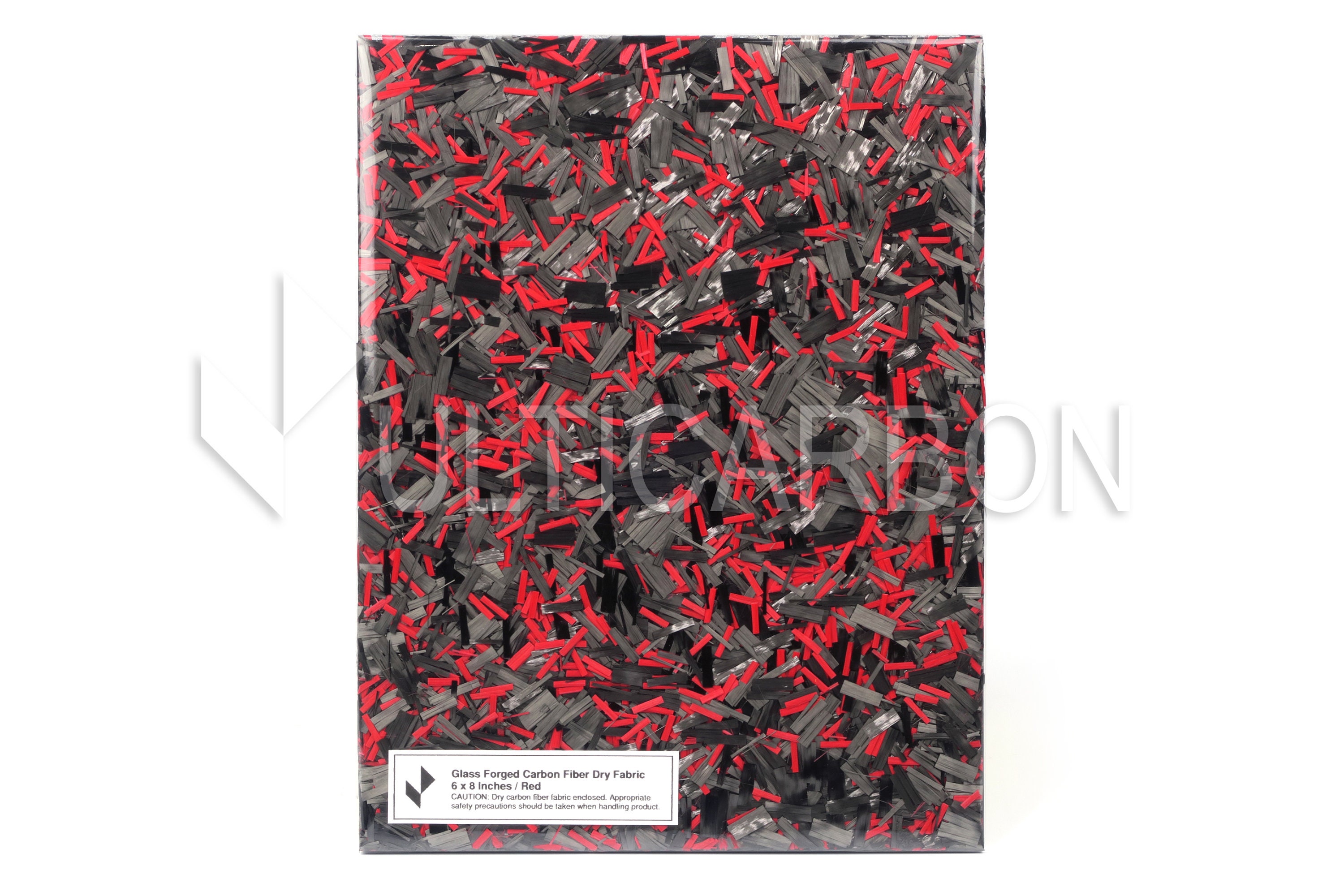 6 X 8 Red Glass Forged Carbon Fiber Dry Fabric Etsy