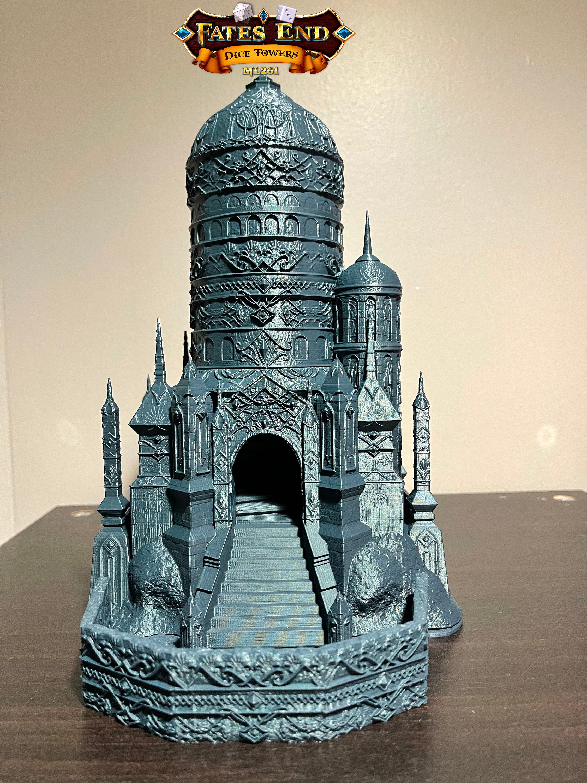 Fates End Eladrin Elf Dice Tower 3D Print Dice Tower Dungeons Etsy