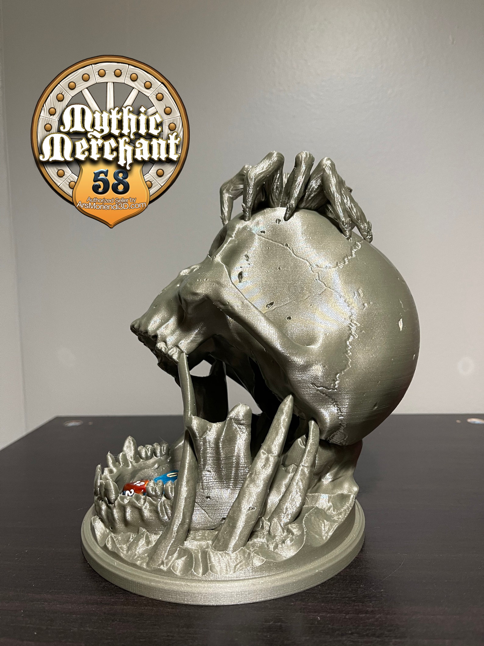 Mythic Mugs Desert's Kiss Skull Dice Tower 3D Print Dice | Etsy