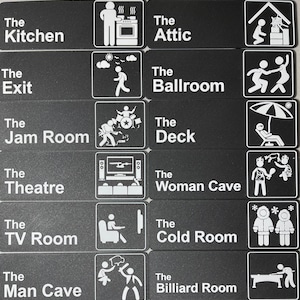 "Personalisiertes ""The Office"" inspiriertes Raumschild: Home & Schreibtisch Dekor."
