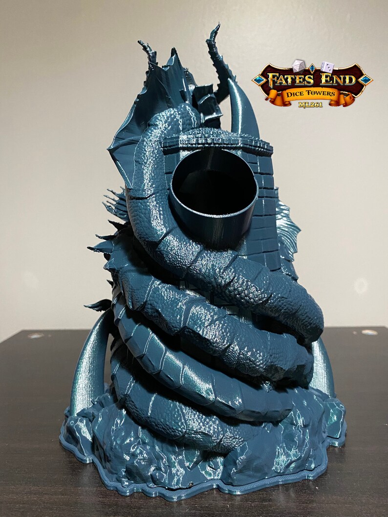 Details about   Fates End Sorcerer Dice Tower High Quality 3D Print Includes Dice Tray 
