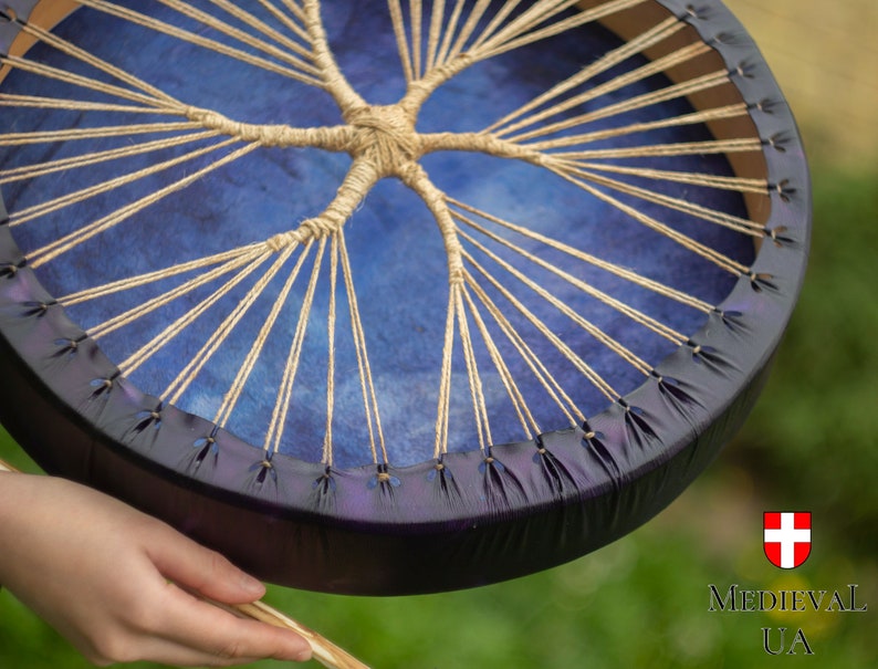 Shaman Drum Tambourines Hand Drum Frame Drum Viking Shaman Etsy