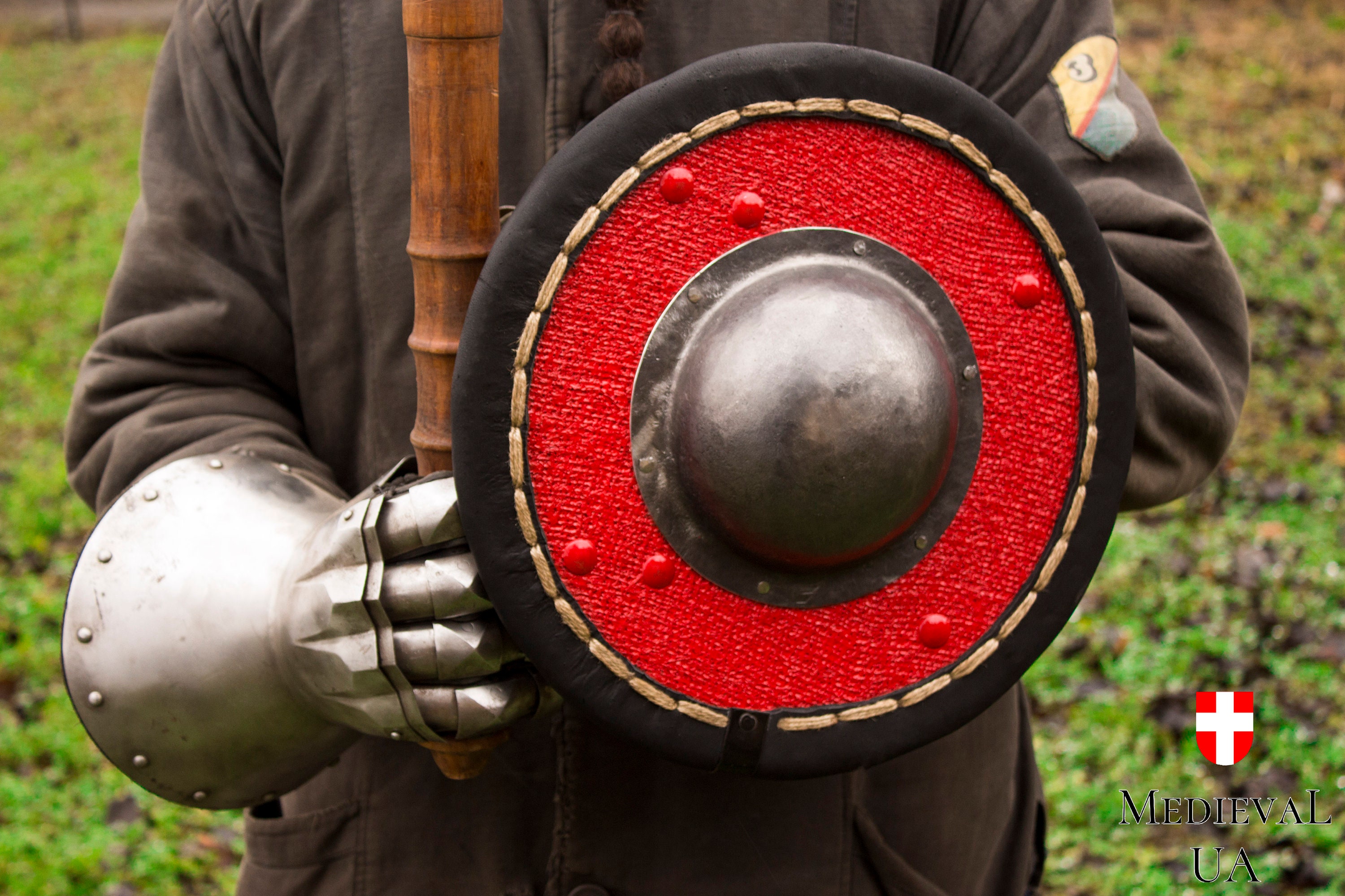 Buckler, Wooden Buckler, Little Shield, Medieval Knight Shield, Weapon