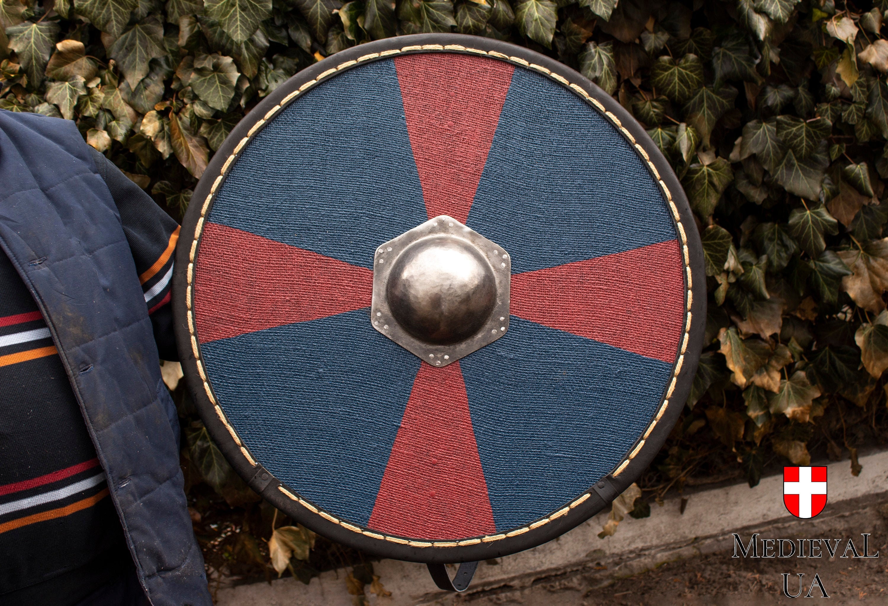 Escudo medieval de dragón, escudo redondo, escudo redondo vikingo, escudo  listo para batalla de cosplay, escudo totalmente funcional para escudo