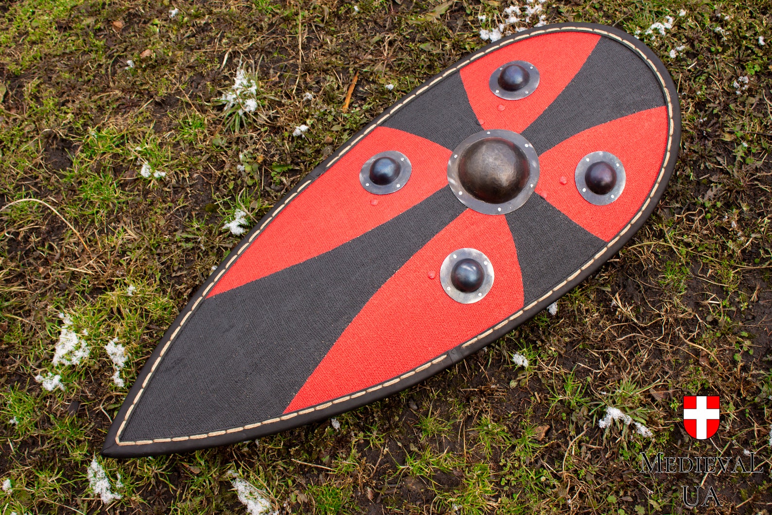 Medieval knight shield Viking kite shield Viking armor Etsy