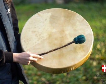 Shaman drum, Tambourines hand drum, Native American Drum, Frame drum, Viking Shaman, Siberian Shamanic drum,  Musical Instrument Dark Ages