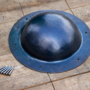 Metal shield boss for medieval shield, Steel Umbo center dome for Viking shield,  Shield Elements, Buhurt, HEMA, HMB LARP Reconstruction