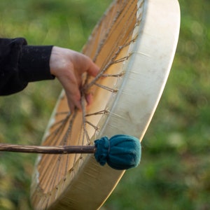 Shaman drum, Tambourines hand drum, Native American Drum, Frame drum, Viking Shaman, Siberian Shamanic drum, Musical Instrument Dark Ages zdjęcie 6