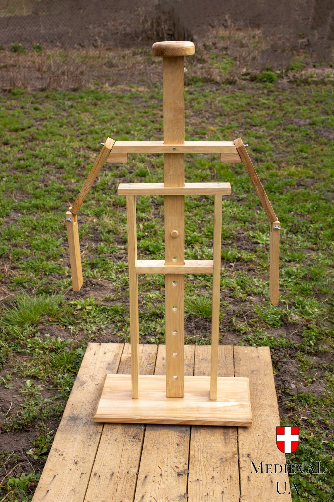 Armor stand Wooden stand for medieval armor Wooden stand for Etsy