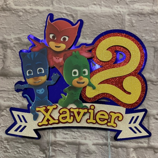 PJ Masks Cake Topper