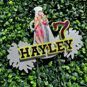 Disney Zombies inspired cake topper