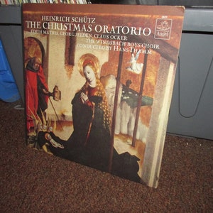 Heinrich Schutz; the Christmas Oratorio