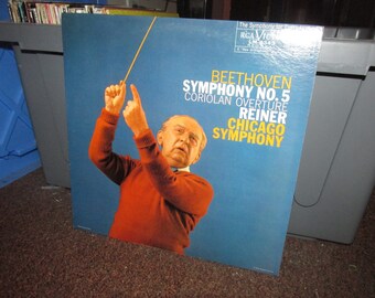 Beethoven Symphony No. 5; Coriolan Overture; Reiner Chicago Symphony