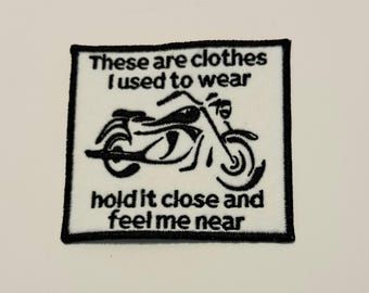 Embroidered Memory Patch: Clothes Keepsake, Sew-On or Iron-On