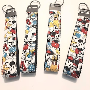 Key Fob Wristlet, Fabric key fob, key holder, key fob wristlet, Gift for her, gift for him, gift under 20 dollars