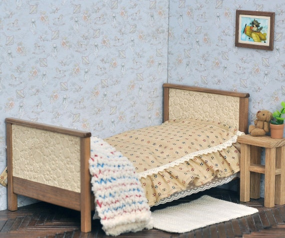 wooden bed cot
