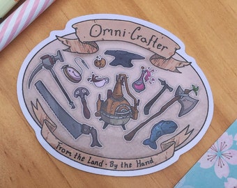 FFXIV Omni-Crafter Sticker