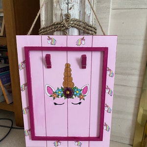 Einhorn Hinweistafel