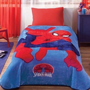 Spiderman Decke für zwei große Bett
