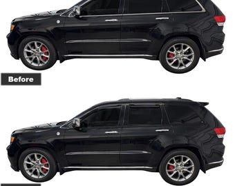 Crux Motorsports Window Chrome Delete Black out for 2011 – 2022 WK2 Jeep Grand Cherokee
