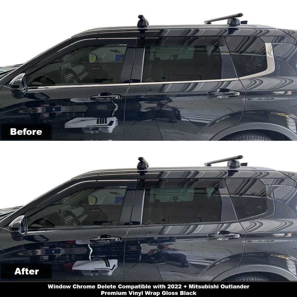 Crux Motorsports Chrome Black Out Overlay Kit for 2022+ Mitsubishi