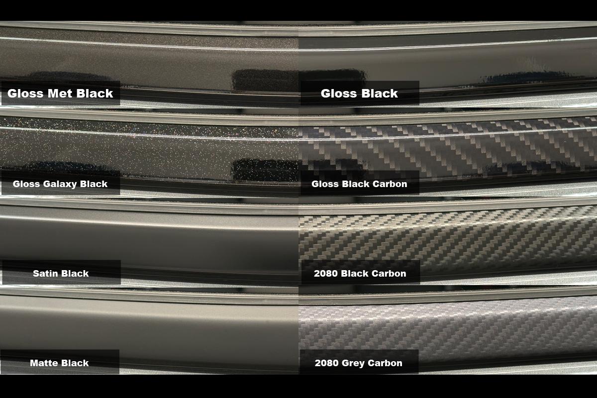 Crux Motorsports Door Handle Wrap Overlay Dry Black Carbon Fiber