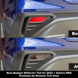 Crux Motorsports Air Release Rear Bumper Reflector overlays for 2022 + WRX