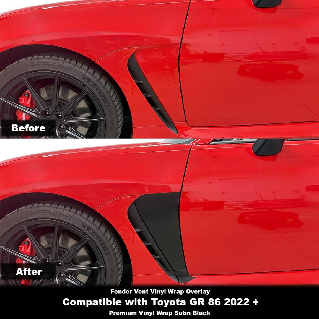 Crux Moto Fender Vent Vinyl Wrap Overlays | Precision Fit