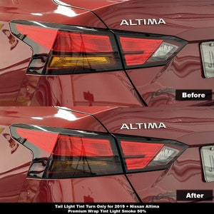 Crux Motorsports Light Smoke 50% Tail Light Tint for 2019+ Nissan Altima