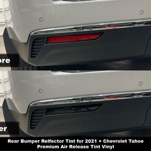 Crux Motorsports Rear Bumper Reflector tint for 2021 + Chevrolet Tahoe