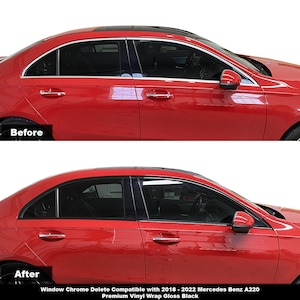 Crux Moto Window Chrome Delete Kit for 2018 – 2022 Mercedes Benz A220