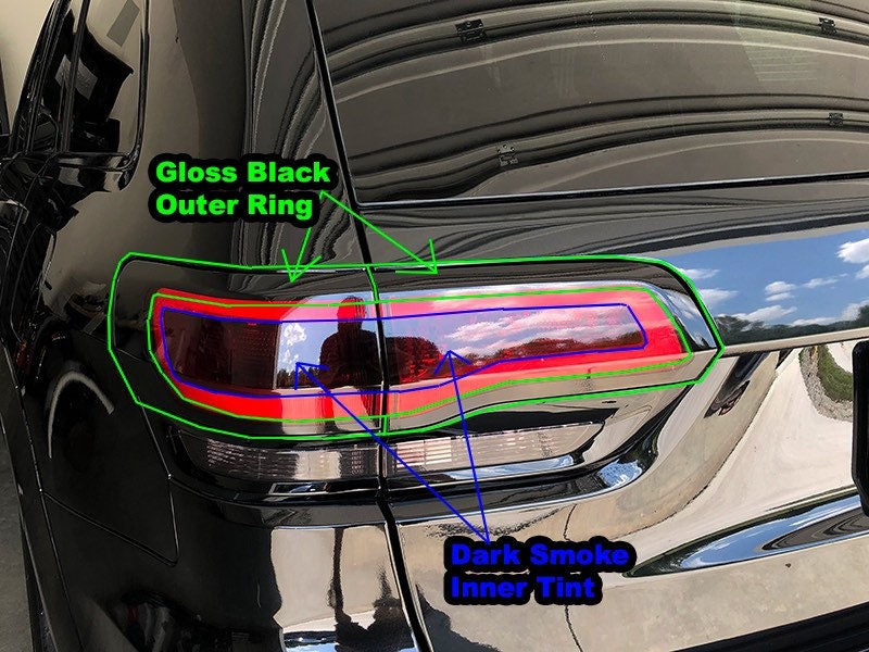 Crux Motorsports Precut Tail Light Black Out Kit for 2014 Etsy