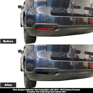 Crux Motorsports Reflektor für die hintere Stoßstange für die Modelle 2014 - 2018 Subaru Forester