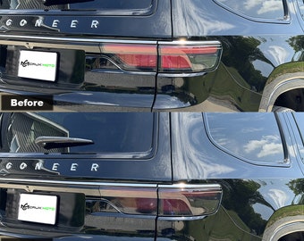 Crux Motorsports Tail Light Tint Overlay Light Smoke 50% for Jeep Wagoneer 2022 +