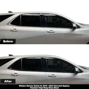 Crux Moto Window Chrome Delete Kit for 2018 – 2024 Chevrolet Equinox
