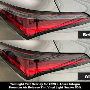 Crux Motorsports Light Smoke 50% tinte de luz trasera para 2023 + Acura Integra