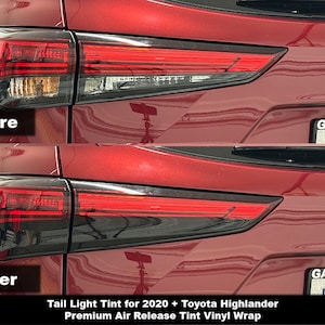 Tinte de luz trasera Crux Motorsports para 2020 + Toyota Highlander
