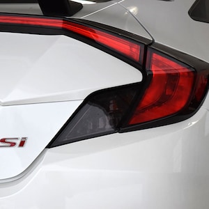 Superposición de tinte de la luz trasera de Crux Moto para 2016 - 2021 Honda Civic Coupé