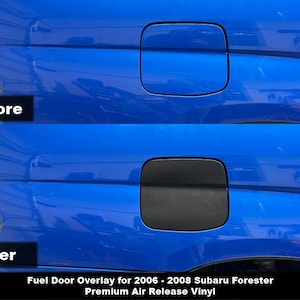 Crux Motorsports Fuel Door Overlay Kit for 2006 – 2008 Subaru Forester